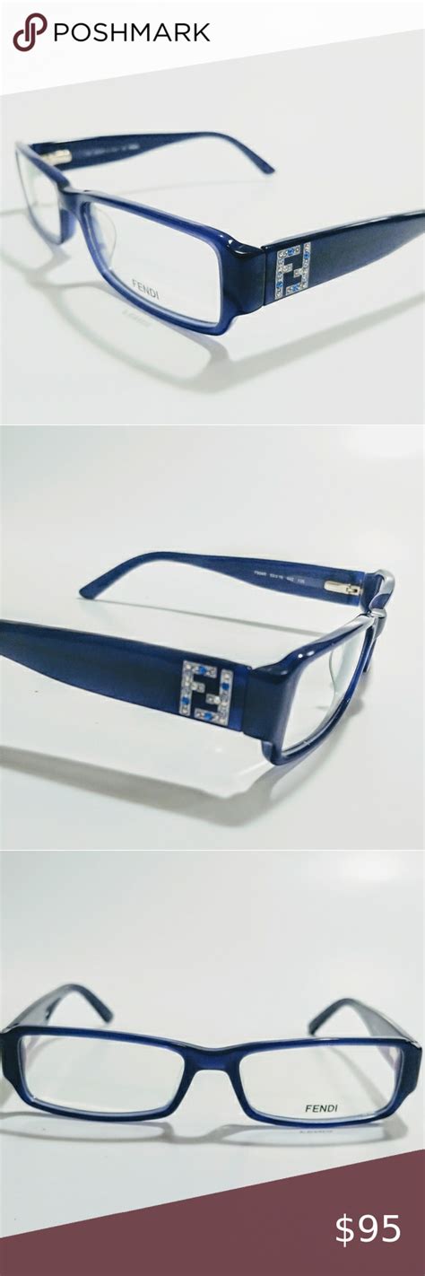 fendi eyeglasses blue|fendi eyeglasses authentic.